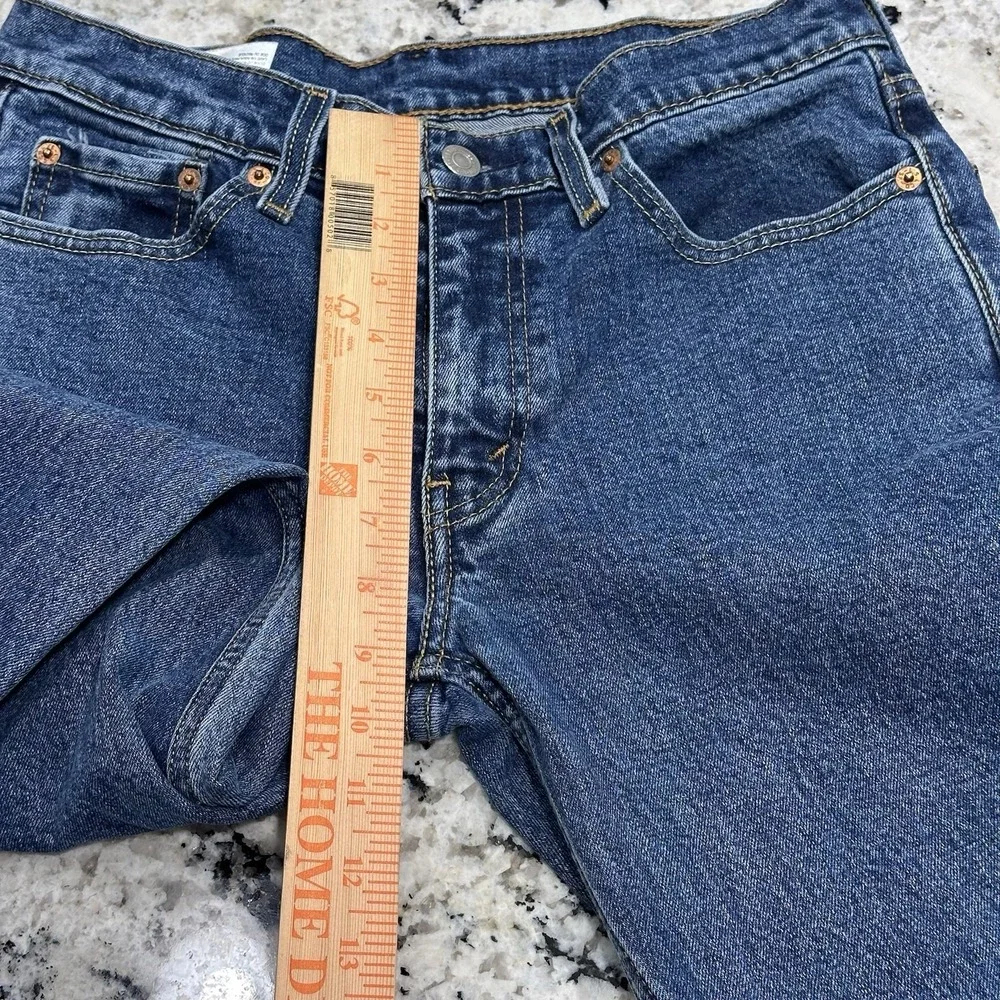 Levi's 514 jeans men's 30x30 (29x29.5) regular fit straight blue denim Jeans
